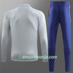 Atlético Madrid Komplet Sweatshirts Siva Bijela 2018/19